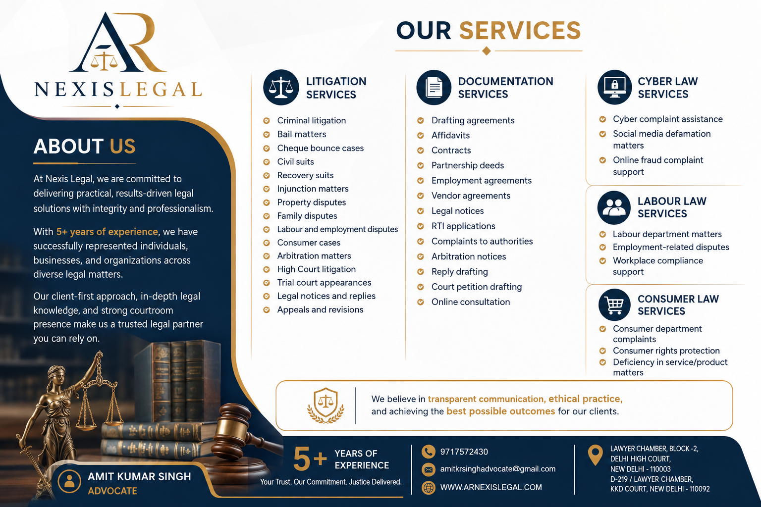 AR Nexis Legal — Amit Kumar Singh Advocate
